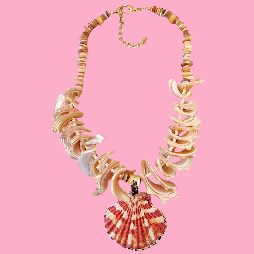 Mocha Seashell Necklace