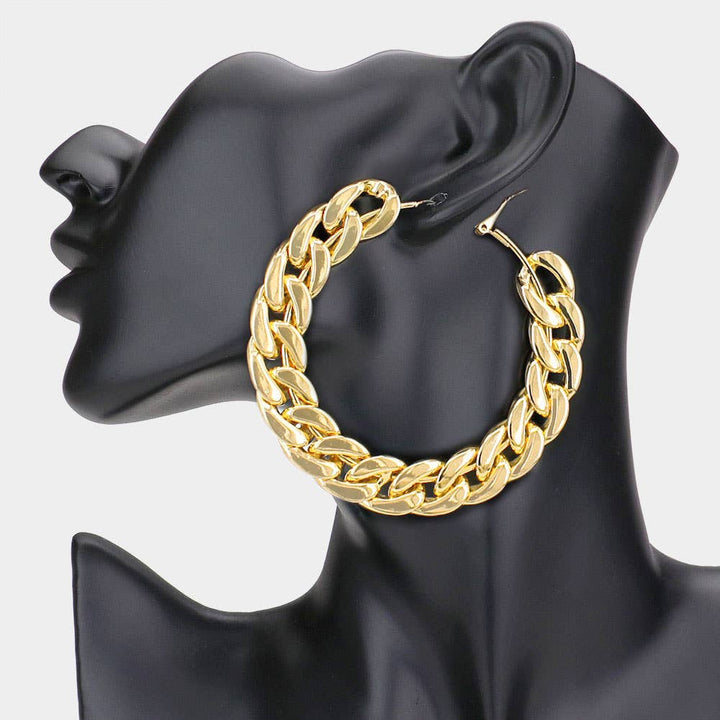 The Carrie Chain Hoops