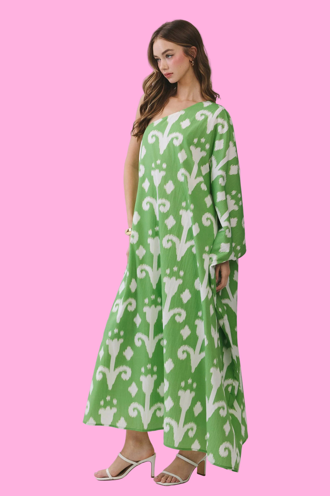 The Indie One Shoulder Maxi Dress