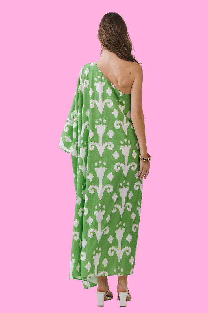 The Indie One Shoulder Maxi Dress