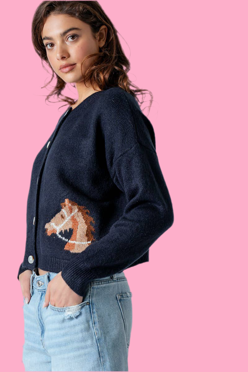 Winny Horse Cardigan