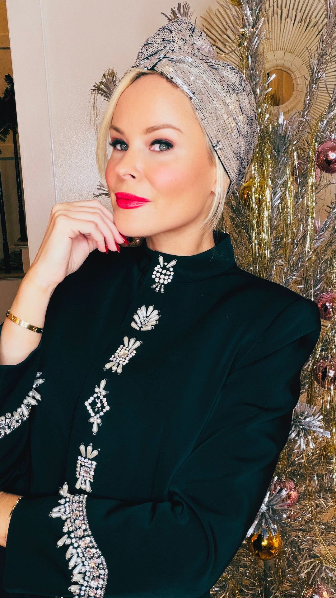 The Tally Hand-Beaded Diamond Suit