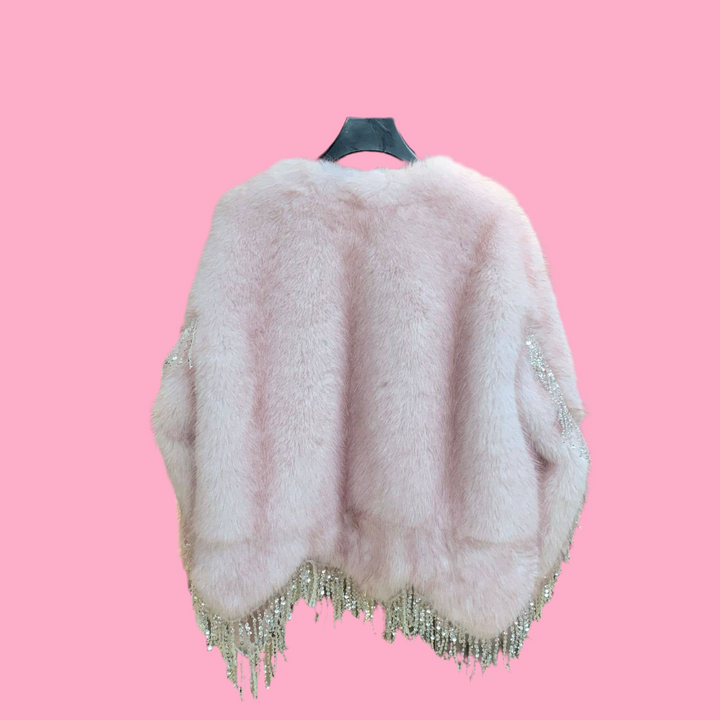 Laney Faux Fur Sparkle Coat