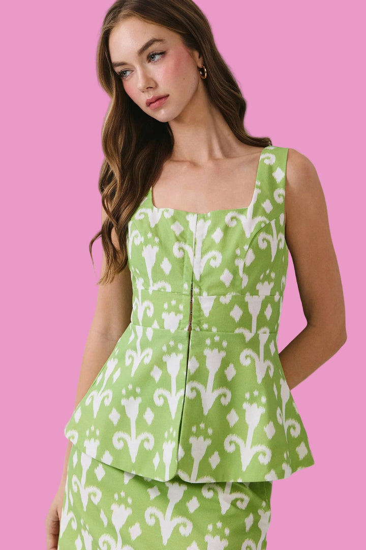 The Hadley Peplum Top