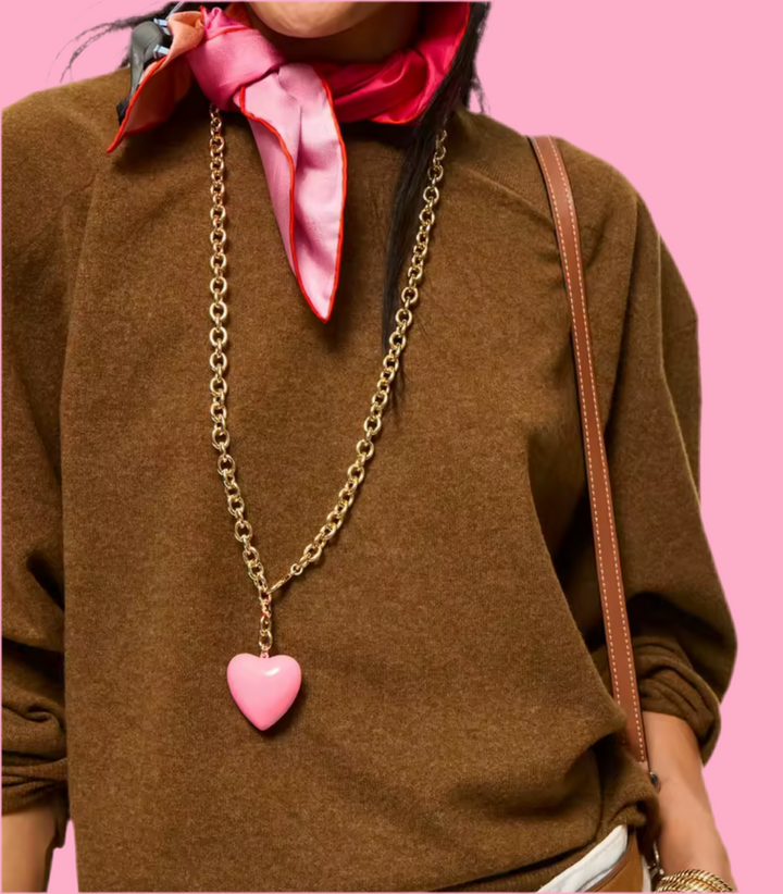 Amour- The Heart Pendant- This is Playful and Colour