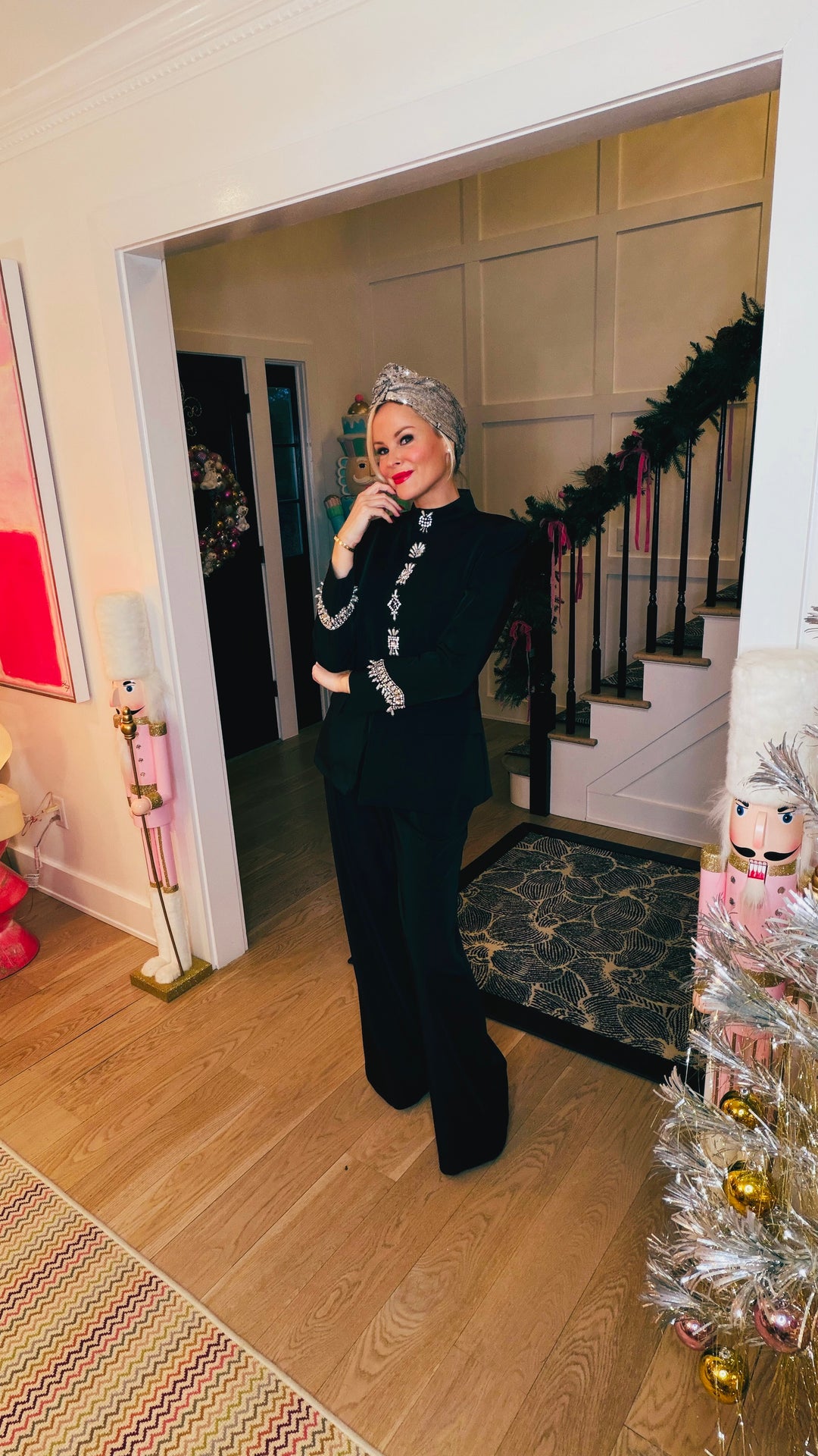 The Tally Hand-Beaded Diamond Suit