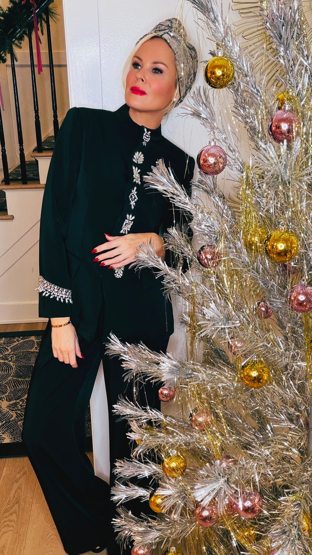 The Tally Hand-Beaded Diamond Suit