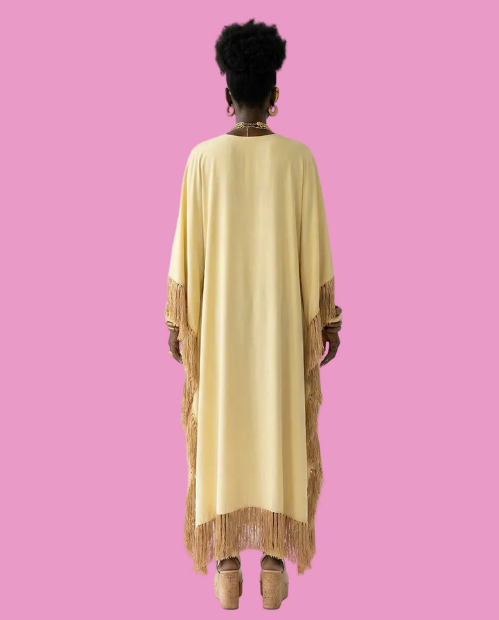 The Maribel Fringe Kaftan