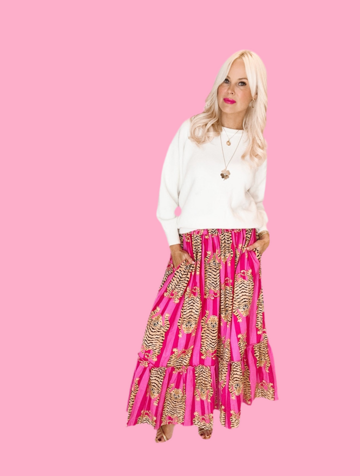 Eye of the Tiger Maxi Skirt