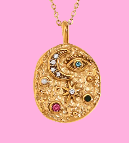 Confetti Coin Necklace