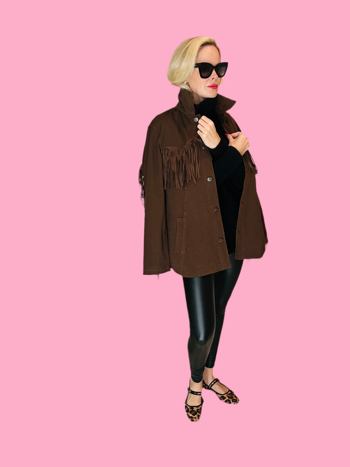 The Denny Fringe Denim Jacket