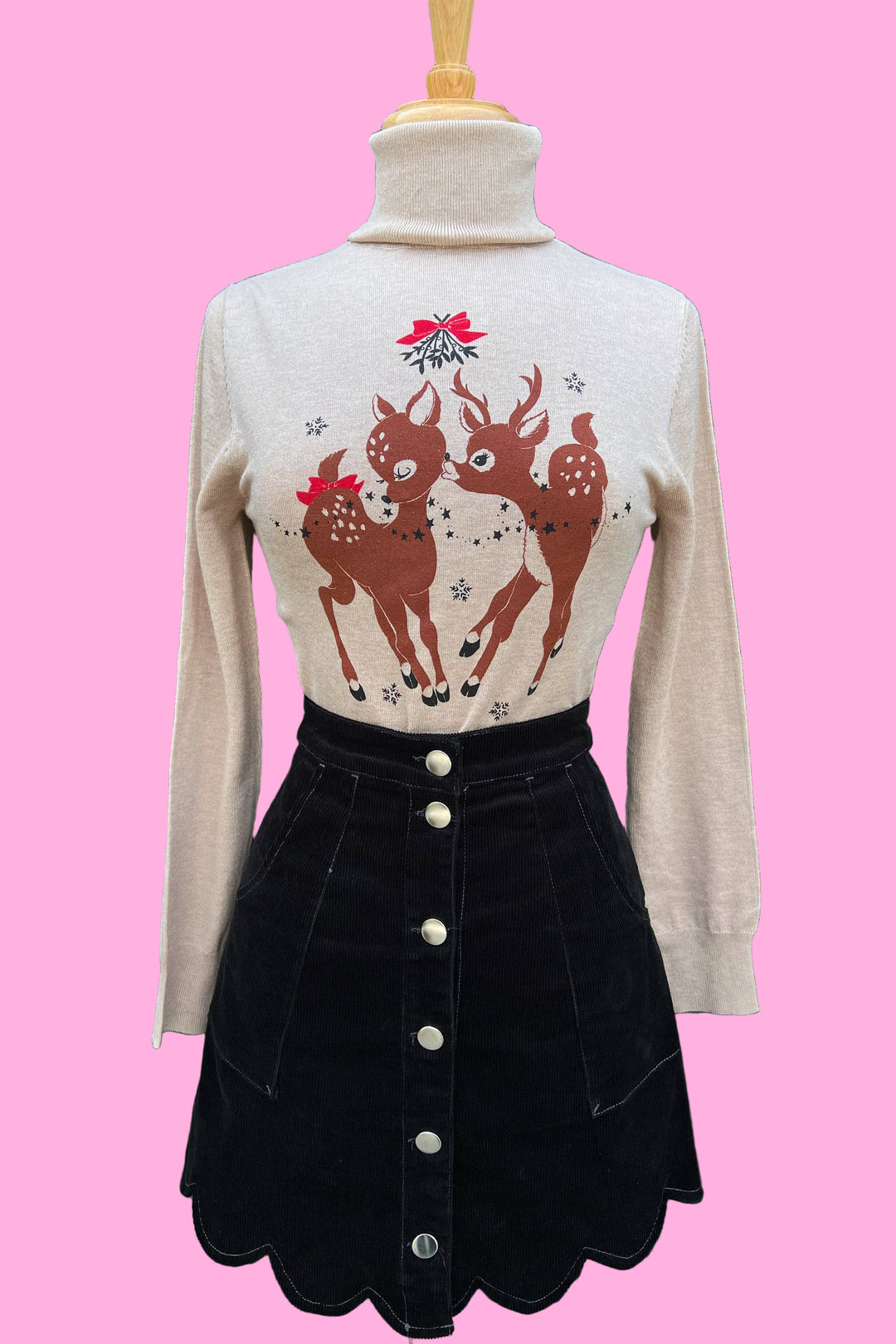 Mistletoe Kisses Turtleneck Sweater