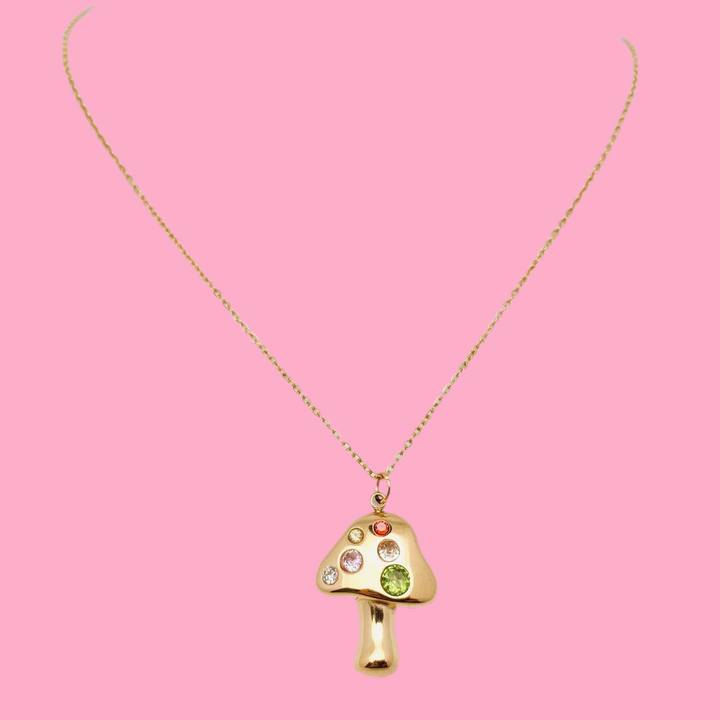 Mushroom Necklace