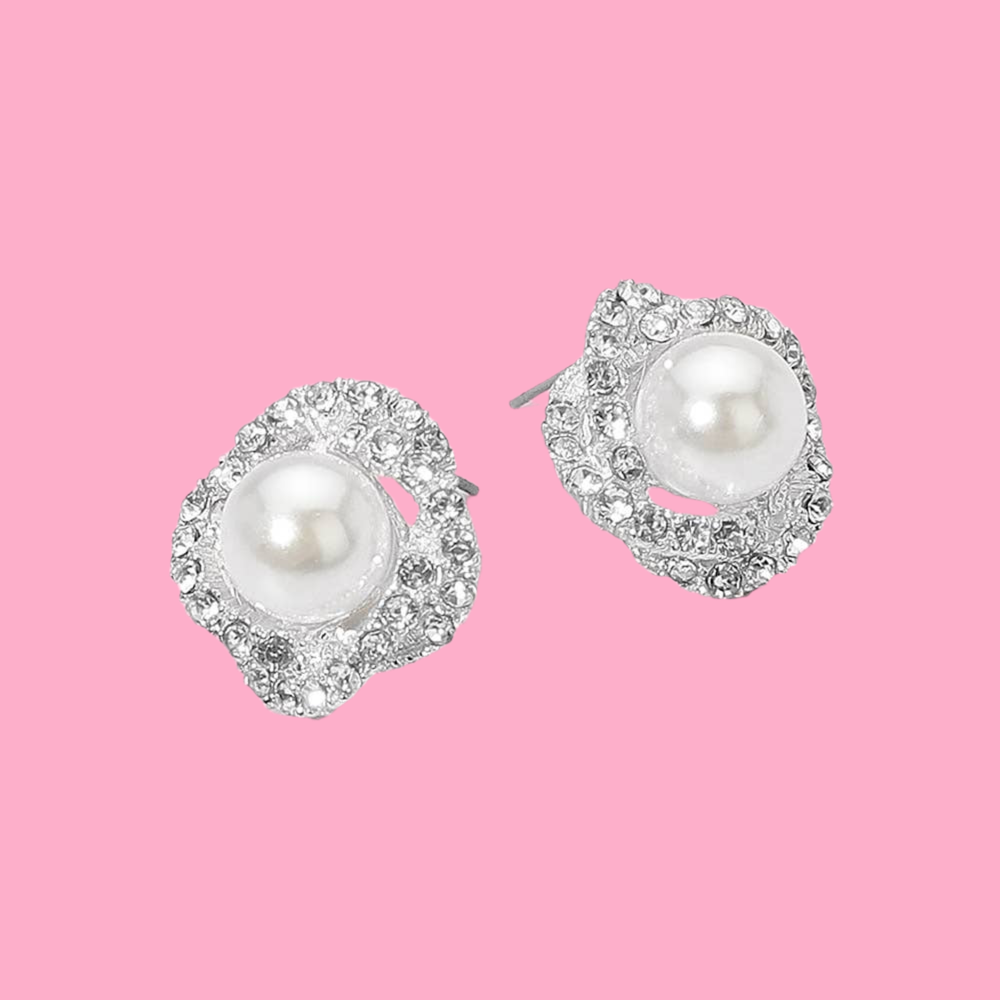 The Rona Pearly Sparkle Stud
