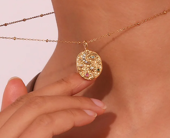 Confetti Coin Necklace