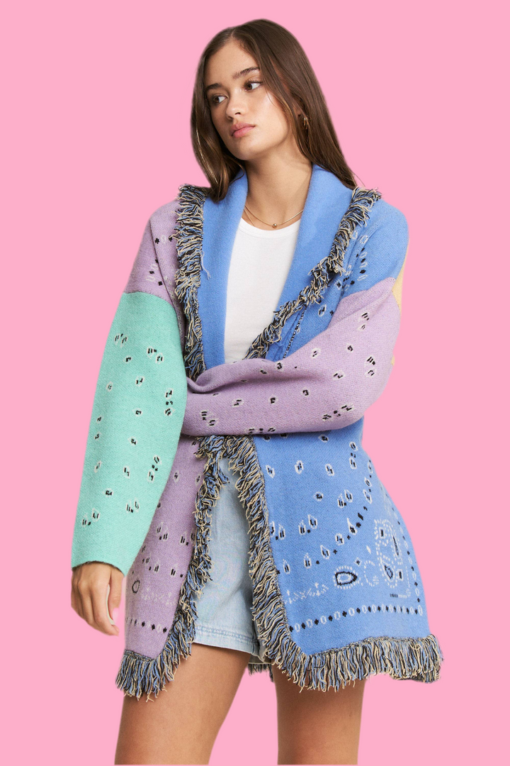 The Kelly Paisley Cardigan