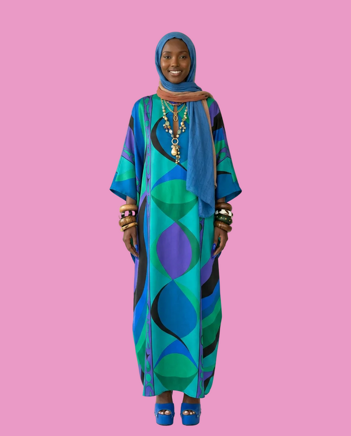 Limitless Printed Maxi Kaftan