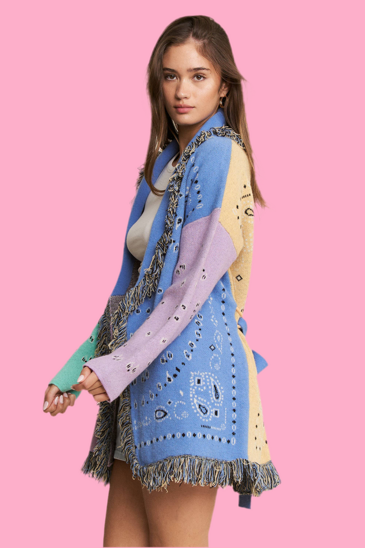 The Kelly Paisley Cardigan