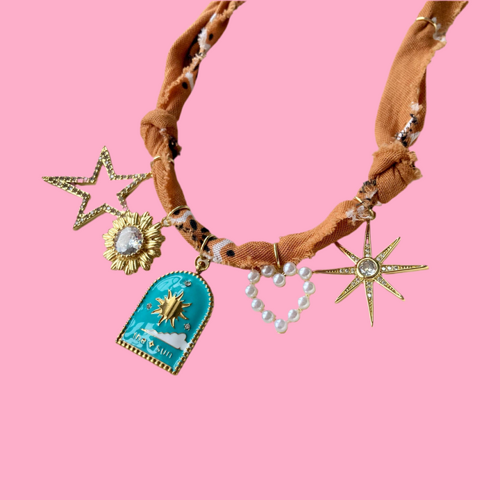 Beth Bandana Charm Necklace