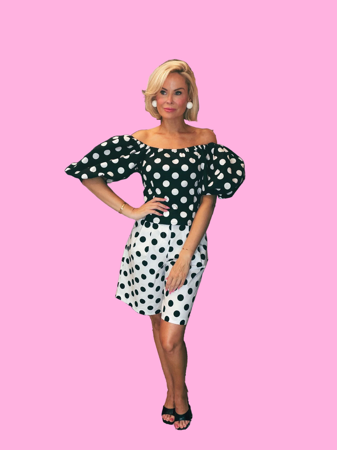 Monique Polka Dot Top