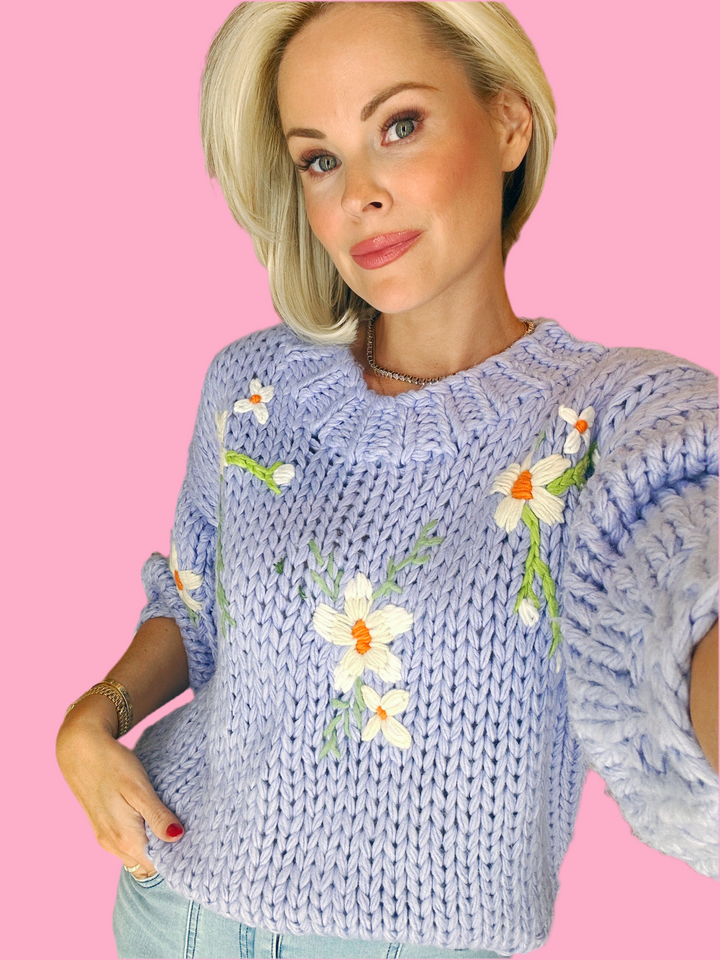 Daisy Chunky Knit Sweater