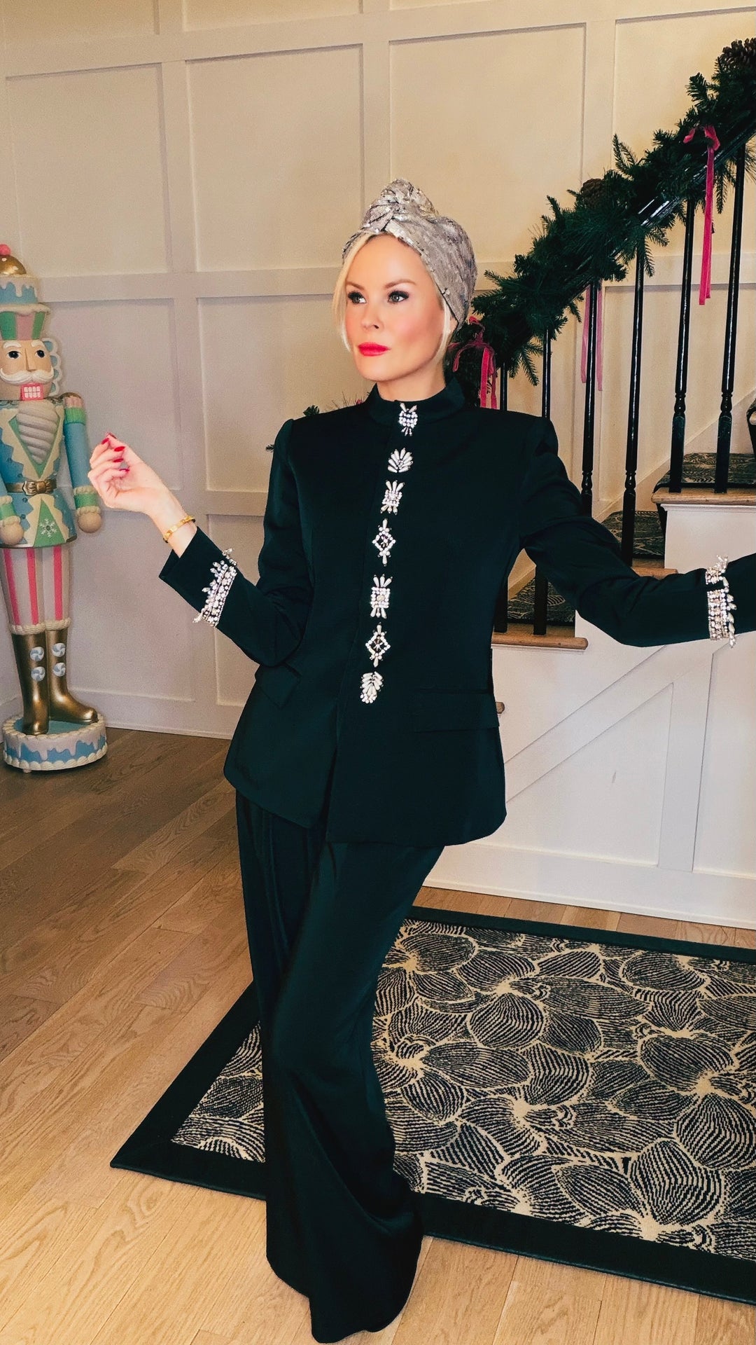 The Tally Hand-Beaded Diamond Suit