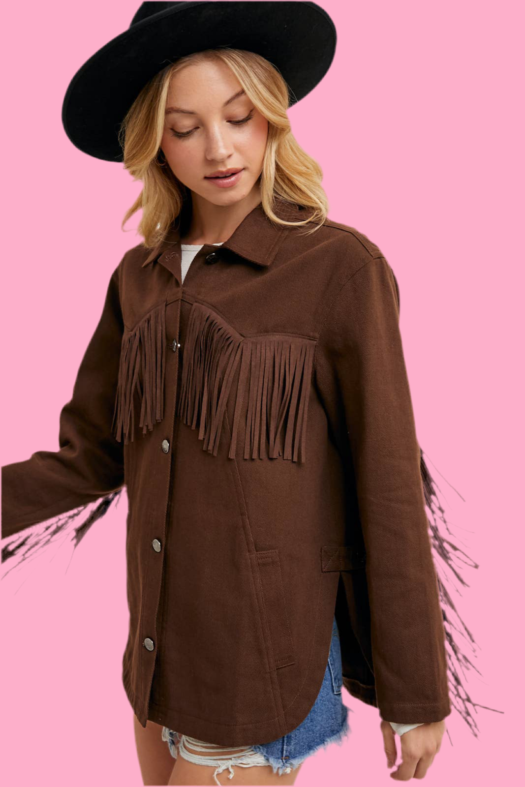 The Denny Fringe Denim Jacket