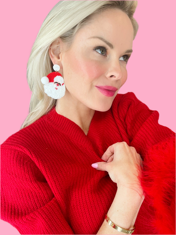 Santa Earrings