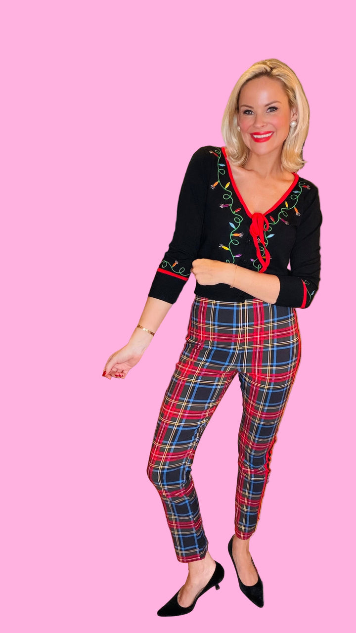 Holiday Lights Crop Cardigan