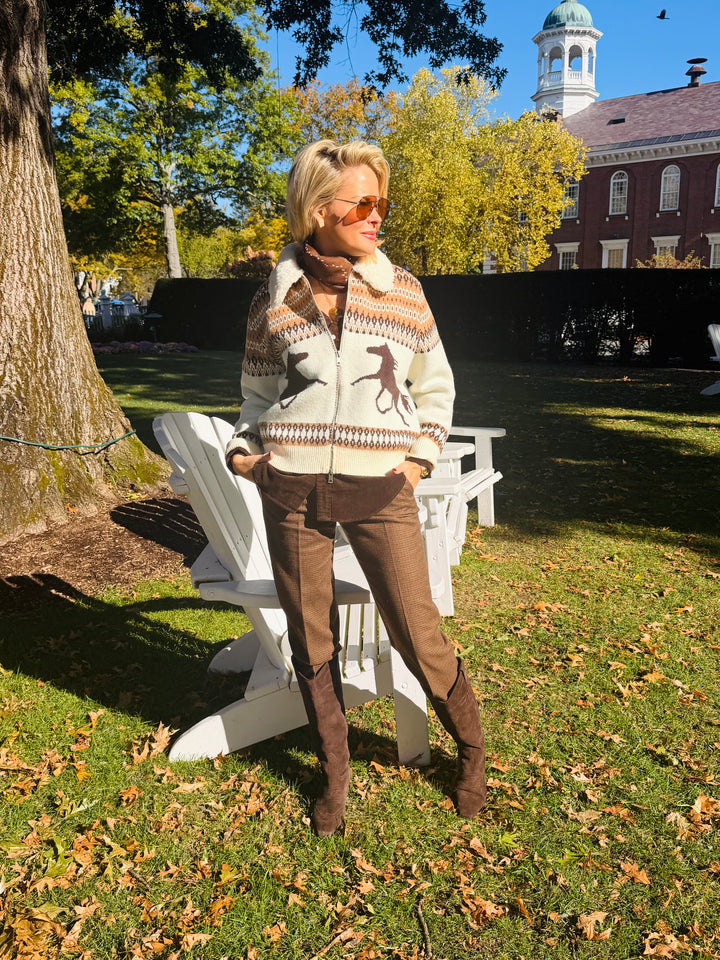 Woodstock Horse Cardigan 🐴