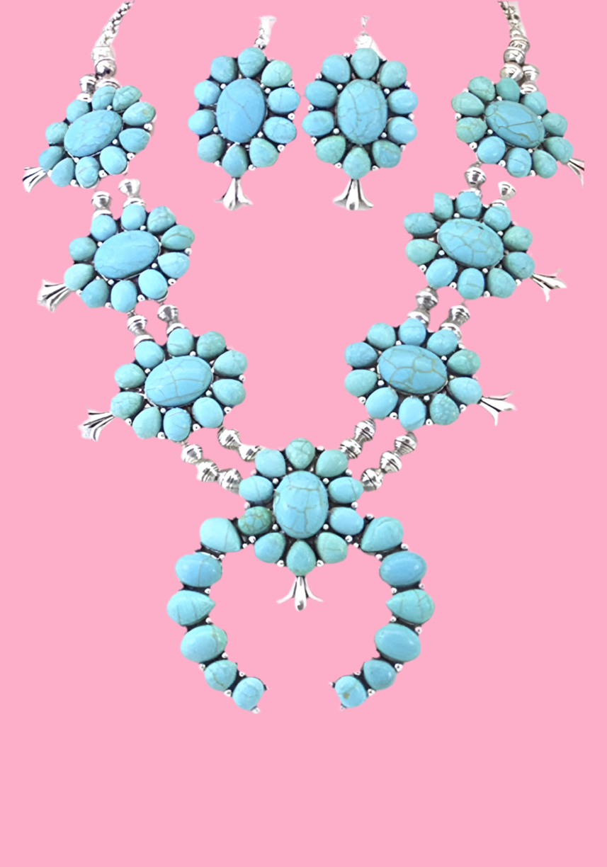 WESTERN SQUASH BLOSSOM NECKLACE