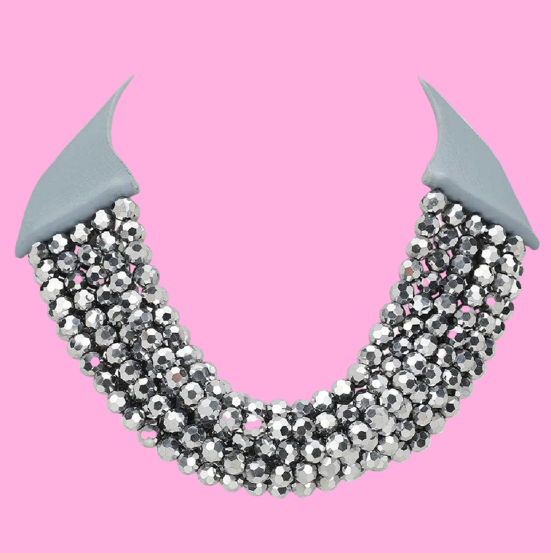 CHUNKY BEADED LAYERED NECKLACE