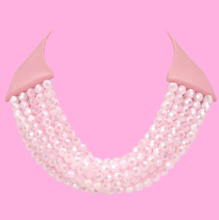 CHUNKY BEADED LAYERED NECKLACE