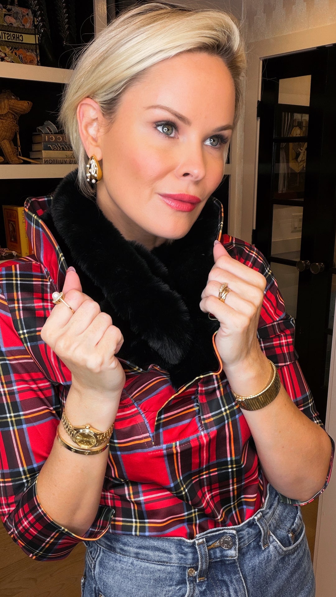 Faux Fur Snood Scarf