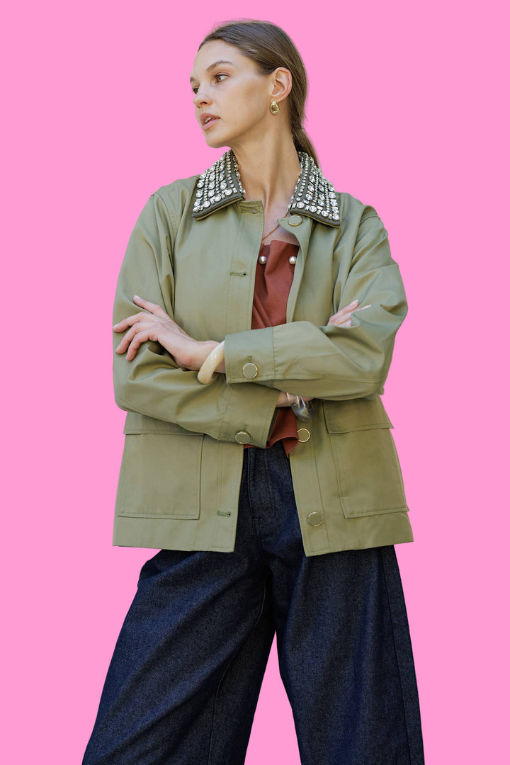 Embellished Collar Ronny Jacket