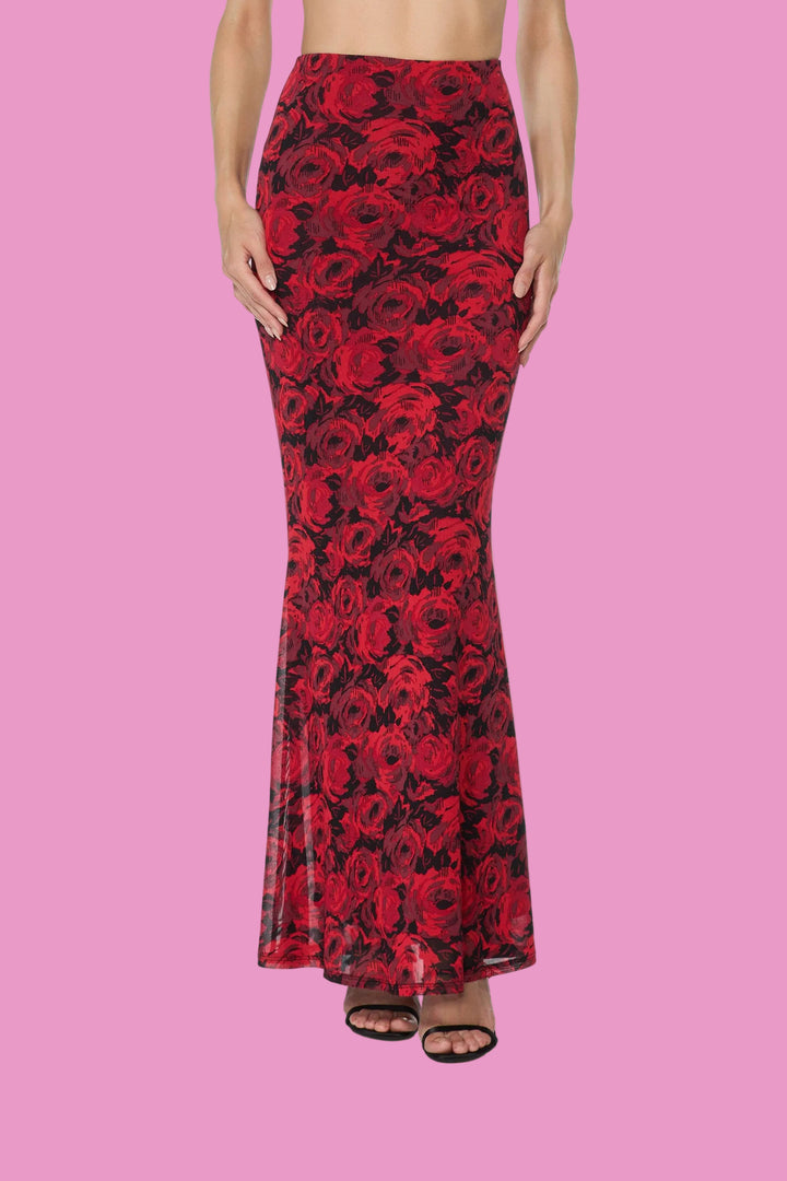 Tegan Skirt - Rose Kissed