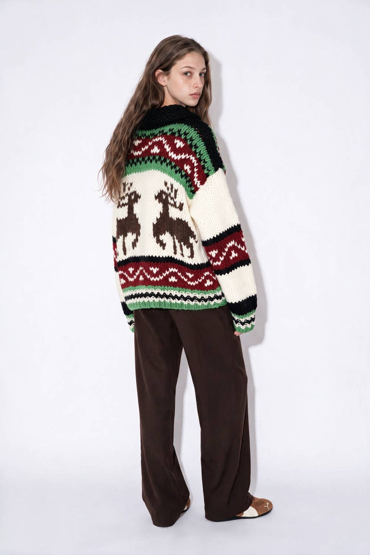 Chunky Toggle Cardigan
