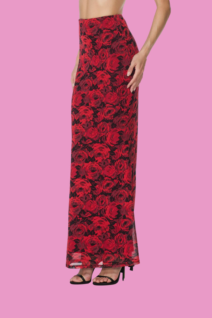 Tegan Skirt - Rose Kissed