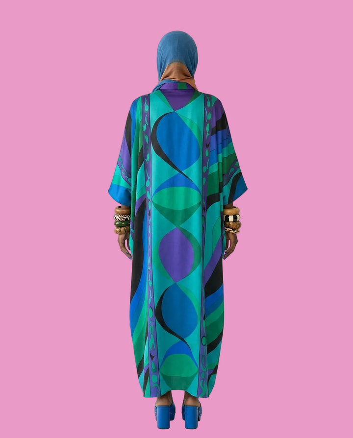 Limitless Printed Maxi Kaftan