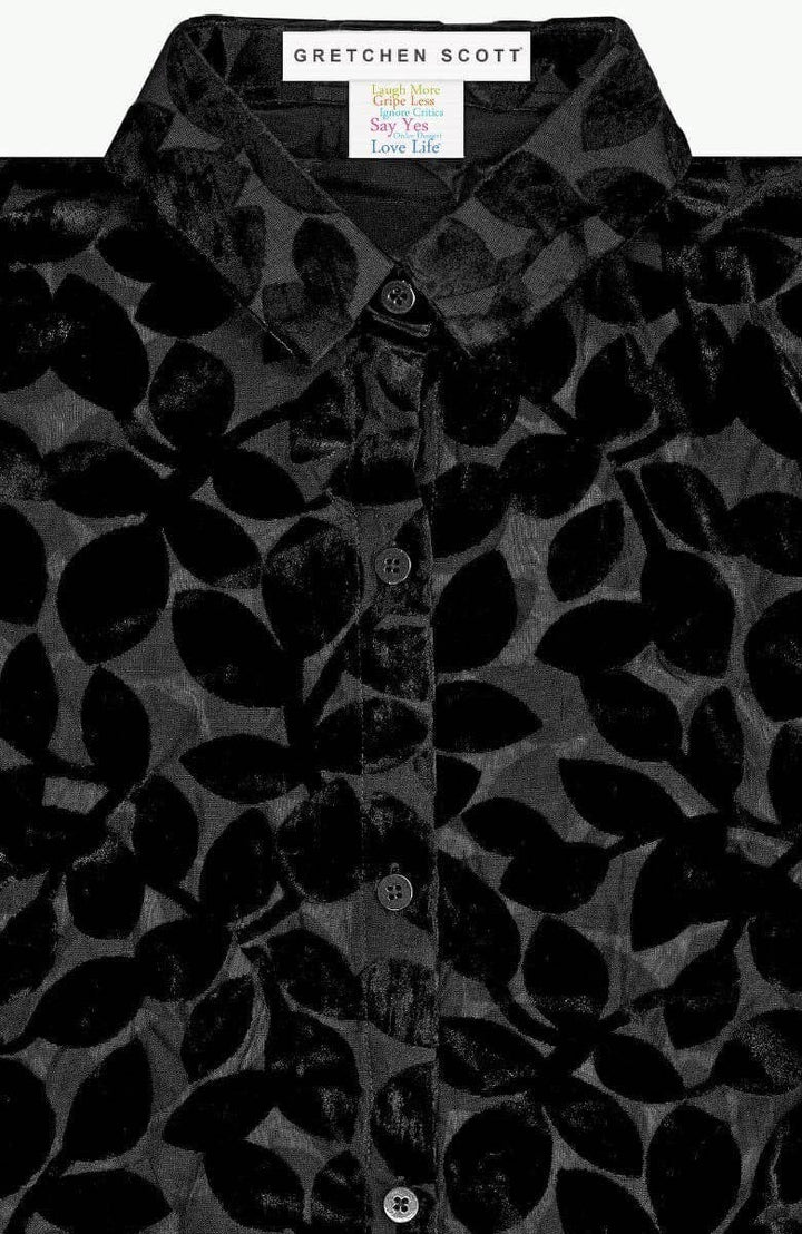 Sumptuous Blouse - Luxe Leaf Velvet