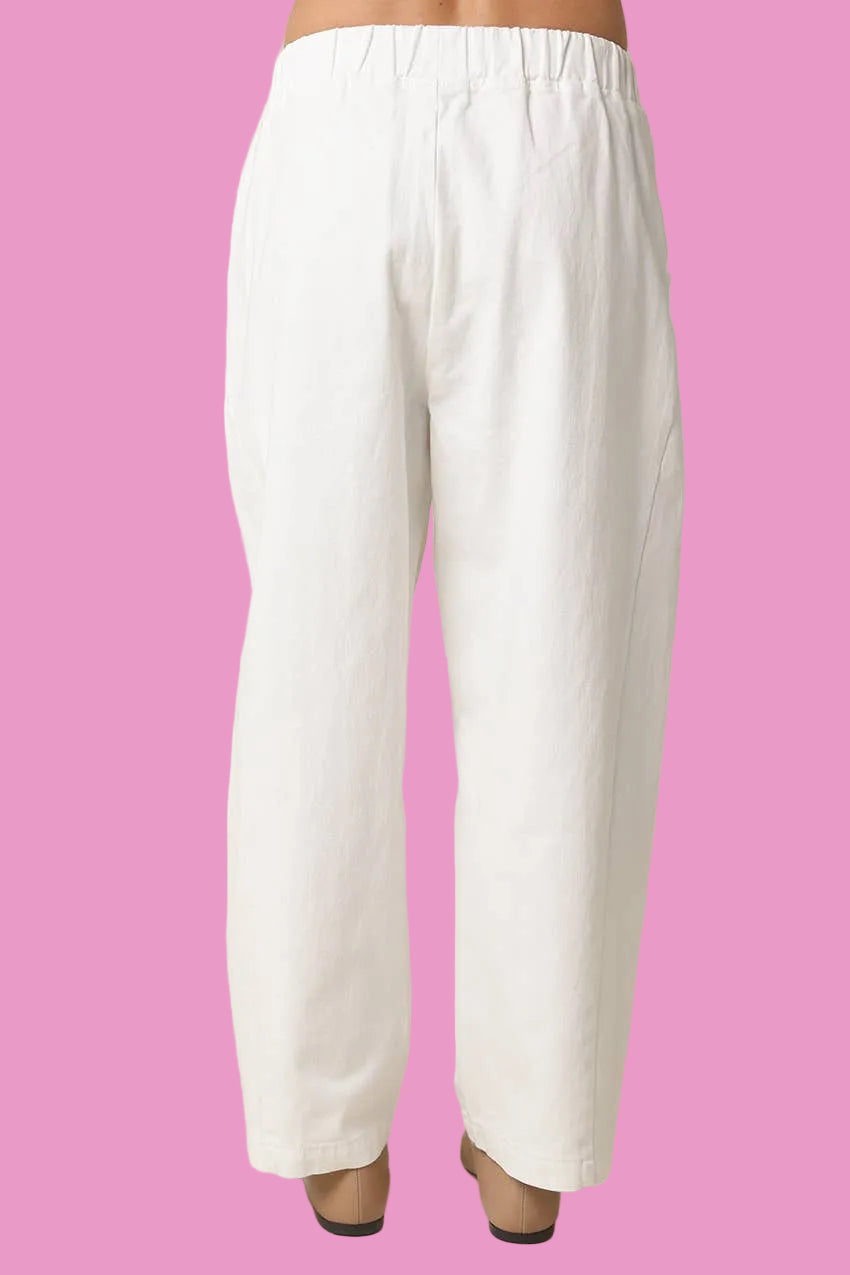 Zoey Elastic-Waist Baggy Pants