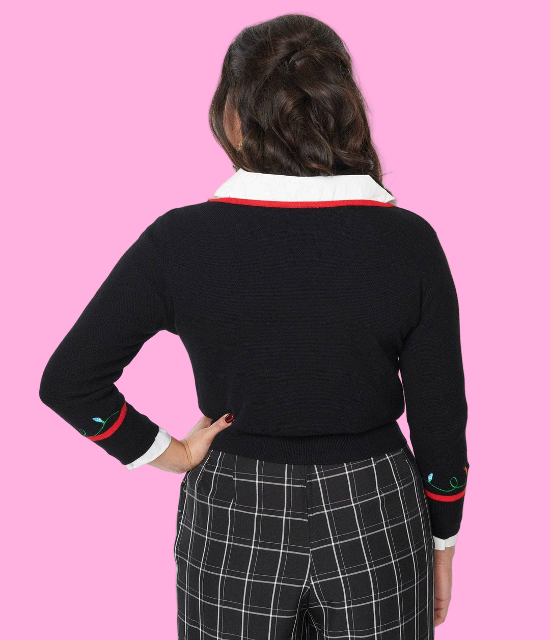 Holiday Lights Crop Cardigan