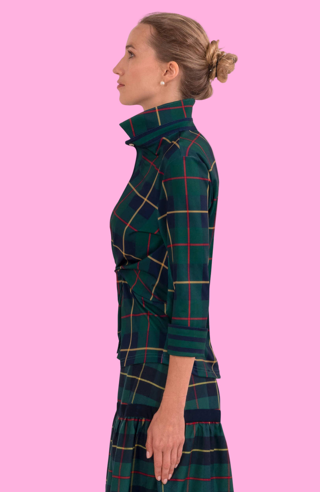 Twist & Shout Top - Plaidly Cooper